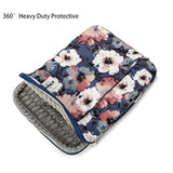 360° Protective Laptop Sleeve Case Bag Cover With Handle For Macbook Pro 16 Inch,16 Inch Hp,Lenovo,Dell,Asus,Acer Ultrabook And Business Laptop (Camellia)