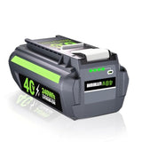 Upgraded 6.0Ah Op4040 Replacement For Ryobi 40V Battery Op4026 Op4050 Op40201 Op40261 1 Op40401, High Capacity Compatible With 40 Volt Ryobi Lithium Battery Chargers And Cordless Power Tools