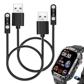 Smart Watch Charger Cables Compatible With Hvlgmrc Masvvpi P66 1.96 Inches Rugged Smart Watch, 2-Pack