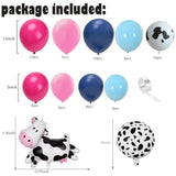 Cow Balloons Garland Arch Kit For Cowboy Cowgirl Themed Gender Reveal