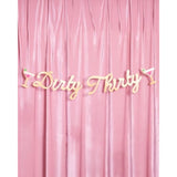Dirty Thirty 3D Pop Up Banner 5Ft 30Th Birthday Martini Cocktail Photo Booth Decor