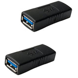 Usb 3.0 Female To Female Extension Connector Adapter (2 Pack)