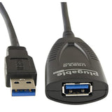 5 Meter (16 Foot) Usb 3.0 Active Extension Cable With Ac Power Adapter, Back-Voltage Protection And Driverless Technology