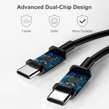 Usb C Charger Type C Charger Fast Charging 10Ft 45W Samsung Chargers 2-Pack With Iphone 16/16 Plus/16 Pro/16 Pro Max/Iphone 15/15 Pro Max/Ipad Pros/Airpods/Samsung Galaxy S25 S24 S23 S22 S21,Android