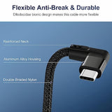 90 Degree Right Angle Usb C Extension Cable 6.6Ft, Usb C 3.2 Gen2 Male To Fema