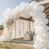 110 White 12" Balloons for Wedding, Birthday, Graduation, Baby Shower & Party Decorations
