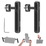 2 Pack Rotatable Side Handle/Top Handle Only for iPhone 16 15 Pro Max S24 S23 Phone Cages, 1/4" Screw & Anti Twist Pin for Phone Stabilizer