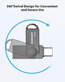 Dual Usb C Flash Drive 128Gb Usb 3.0 2-In-1 Type C + Type A Thumb Drive Udp-Tech Waterproof Metal Pen Drive Portable Otg Flash Drive