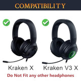 Headband Cover For Razer Kraken X/V3X Headphones, Replacement Headstrap Pad Repair Part - Black