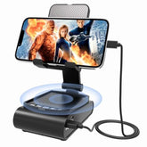 Gifts For Men,Cell Phone Stand With Wireless Bluetooth Speaker Hd Surround Sound For Home And Outdoors With Bluetooth Speaker For Desk Compatible With Iphone/Ipad/Samsung Galaxy