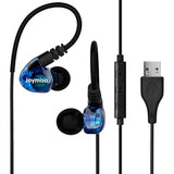 Usb Earbuds With Microphone For Pc Laptop, 6.5Ft Long Cord Wired Usb Headphone