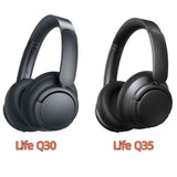 Replacement Q30 Earpad For Anker Soundcore Life Q30/Q35 Headphones, Ear Cushions Cover Earmuff With Softer Protein Leather, Noise Isolation, Black