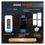 ?2025 Upgraded 2 Pack Iphone 16 Pro Max Screen Protector (6.9”) – 9H Tempered Glass, Privacy & Hd Clear, Easy Install Kit, Shatterproof, Anti-Scratch, Case-Friendly