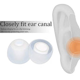 10 Pairs Small Clear Color Silicone Replacement Ear Buds Tips For Audio-Technica Skullcandy Monster Sony Ultimate Ears Sharp Sennheiser Plantronics Tdk Phillips Panasonic Denon Griffin Jvc