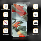 3 Pack For Google Pixel 9 Pro Xl Tempered Glass Screen Protector, Scratch-Proof, Bubble-Free,Hd Transparent, 9H Hardness,Bubble Free,Case Friendly