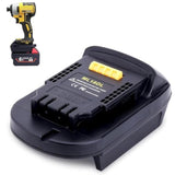 Ml18Dl Battery Adapter Compatible With Dewalt 20V Cordless Tools, Adapter Convert For Milwaukee 18V M18 Battery To Replacement For Dewalt 20V Max Lithium Battery (Adapter Only)