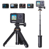 33.5Cm/13.2" Selfie Stick Tripod, Portable Vlog Handle Grip Action Camera Selfie Stick For Gopro Hero 13/12/11/10/9/8/Max, Dji Osmo Action 5/4/3/2/1. (Black)