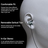 A101C Usb C Headphones Earbuds With Microphone - Wired Type C Plug In In-Ear E