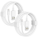 Car Apple Carplay Cable, 2Pack Car Charger Cord Usb A To Lightning Cable For Iphone 14/13/12/11/Pro Max/Xs/Xr/X/8/7/6 Plus/Se, Ipad 9/8/7/6/5, Ipad Mini 5/4/3/2, Air 3/2 Fast Charging Cord 3Ft White