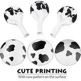 20 Pieces Cow Balloons Latex Balloons Funny Print Cow Balloons For Children'S Birthday Farm Party Decoration Supplies
