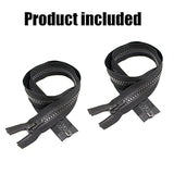 2Pcs #10 28 Inch Separating Jacket Zippers For Sewing Coat Jacket Wint