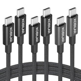 Usb C To Usb C Cable,60W 3A Fast Charging Usb C Charger Cable 3 Pack(3.3+5+6.6Ft),Type C To Type C Cable For Iphone15/15Pro/16Plus/16Promax/Ipad Air 4/Ipad Pro2022/Samsung S23