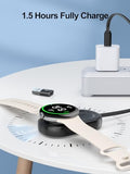 Charger for Pixel Watch 3 2 & Fitbit Sense/Versa, Retractable USB C & USB A Charging Cable Replacement Accessories, Charger Stand for Google Pixel