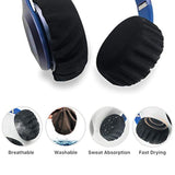 3 Pairs Stretchable Fabric Headphone Covers/Washable Sanitary Ear Pad,Earcup Earpad Covers Fit Most On Ear Headphones 8-11Cm(3.14" - 4.33") Earpads