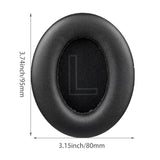 Q20 Replacement Ear Pads Compatible With Anker Soundcore Life Q20 20Bt Headphones, Replacement Ear Pads Made Of Protein Leather And Memory Foam (Black)