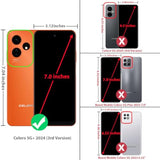 Compatible For Boost Mobile Celero 5G + Plus 2024 (3Rd Version) Case, Tempered Glass Screen Protector Hybrid Shockproof Metallic Brush Finish Celero3 5G + Phone Case (Mandala)