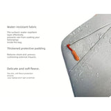 Laptop Bag 15-15.4 Inch – Water-Resistant Protective Computer Sleeve Laptop Case With Soft Padding – Notebook Bag For Work, School, Travel – Gray