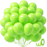 50 Pcs 12" Lime Green Balloons Latex Balloons for Parties & Themed Event