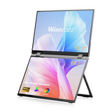 13.3'' Dual Touch Screen Oled Triple Monitor Ips Fud 1080P Usb-C Hdmi Hdr Secondary Display Foldable Laptop Pc Gaming Monitor 100% Srgb Windows Mac Android Plug&Play Flip S3+