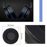 1 Pair Cooling-Gel Earpads Compatible With Razer Thresher Ulti-Mate Thresher 7.1 Headphones Memory Foam Replacement Ear Cushions Headset Repair Parts Black