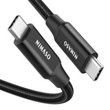 Usb C 3.1 Gen 2 Cable 10Gbps Data Transfer, 4K Video Output Monitor Cable100W Pd Fast Charging For Iphone 16, Macbook, Huawei Matebook, Ipad Pro 2020, Chromebook, Kyy, Dell, Lg, Arzopa