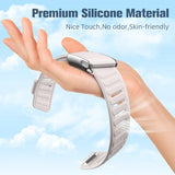 Sport Band Compatible with Whoop 5.0 Bands One, Peak and Life/MG, Breathable Waterproof Silicone Adjustable Replacement Accessories Strap for Whoop