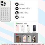 3 PCS Double Sided Phone Suction Pad,Sticky Phone Case for Wall ands-Free Fidget Toy Mirror Shower,Suction Cup Holder for Car Mobile Power Supplies
