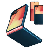 For Samsung Galaxy Z Flip 7 Case Matte Frosted, Slim Hard Pc Cover With Anti-Slip Grip, Lightweight Protective Flip 7 Phone Case With Stylish Colored Design (Matte Teal)