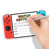 Video Gamer Birthday Party Fill In Invitations, Video Game Party Invitations, Decorations, Favors For Boys Kids, 30 Invitations + 30 Envelopes
