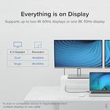 Thunderbolt 4 Cable With 240W Charging, Thunderbolt Certified, 3.3 Feet (1M),1X 8K Display, 40 Gbps, Compatible With Usb4, Thunderbolt 3, Usb-C - Driverless