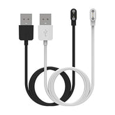 Replacement Charger Compatible With Amaztim C20/C20 Pro/M1 Pro Charger Magnetic Usb Cable Smartwatch Cord For Kospet Tank M1 Pro/Tank T1 Pro/Tank T1/Magic 3/Magic 4 Watch Charging Cable (Black&White)