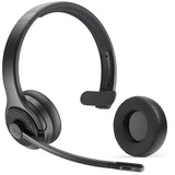 H3 Trucker Bluetooth Headset V5.4, Wireless Headphones With Mic Noise Cancelling, Mute Button & Replacement Ear Cushion, 65Hrs Driver Bluetooth Headset For Cellphone Office Work