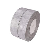 1 Inch Glitter Ribbons,Sparkly Gold/Silver Metallic Color Ribbons For
