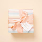 Letterpress Gift Tags, Gold Foil, Happy Birthday, To And From, Set Of 25 Paper Tags With Satin Ribbon