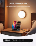 Dual Wireless Charger Stand, 504, Foldable Wireless Charging Station Pad for iPhone Air/17/16/15/ Series, Galaxy S25/S24/S23, Android Phones,