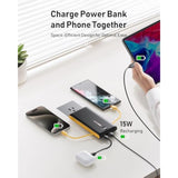 Portable Charger Power Bank Built In Cables And Wall Plug, 10000Mah Iphone Battery Pack Fast Charging, Usb C External Slim Power Bank, Travel Essentials Compatible With Iphone 16 15 14 13 Samsung Ipad