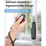 RF Remote Page Turner for Kindle, Camera Shutter, and Mobile Devices Black