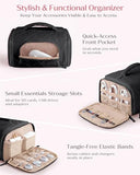 Cable Organizer Bag, Travel Cord & Charger Organizer Pouch For Tech Accessories & Electronics, Home Storage, Black