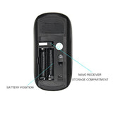 Marijuana Cannabis Weed Hemp Leaf Smoker Design Ergonomic Wireless Mouse With Nano Receiver