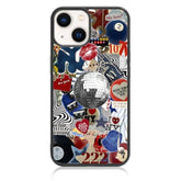 Cute Trendy New York Coquette Collage Aesthetic Phone Case For Iphone 14 & Iphone 13 Case For Teen Girls Women Kids Girls - 6.1Inch